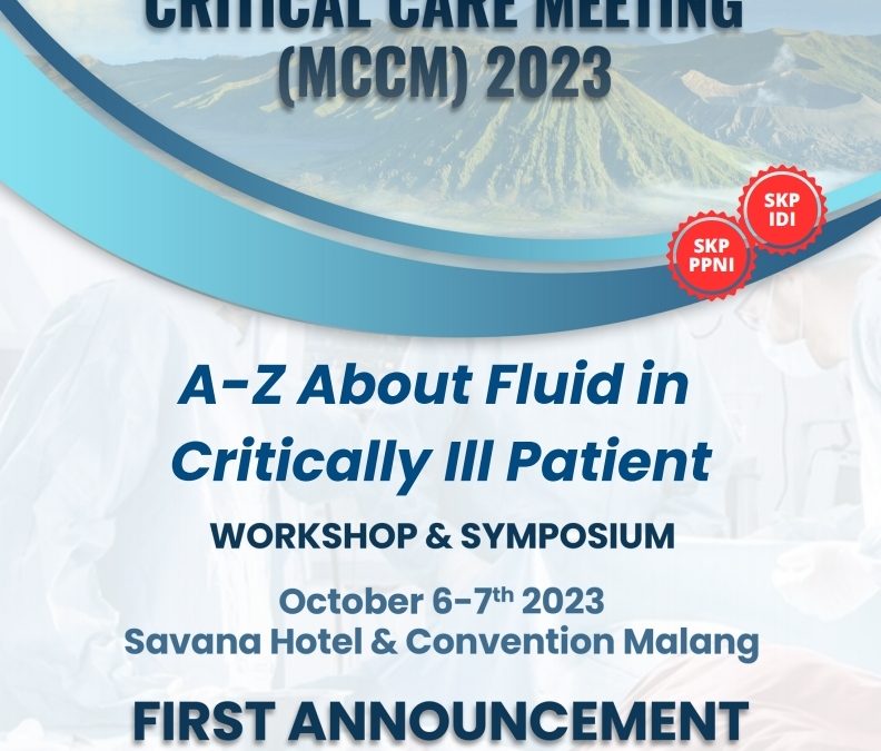 MALANG CRITICAL CARE MEETING (MCCM) A-Z About Fluid in Critically Ill Patient