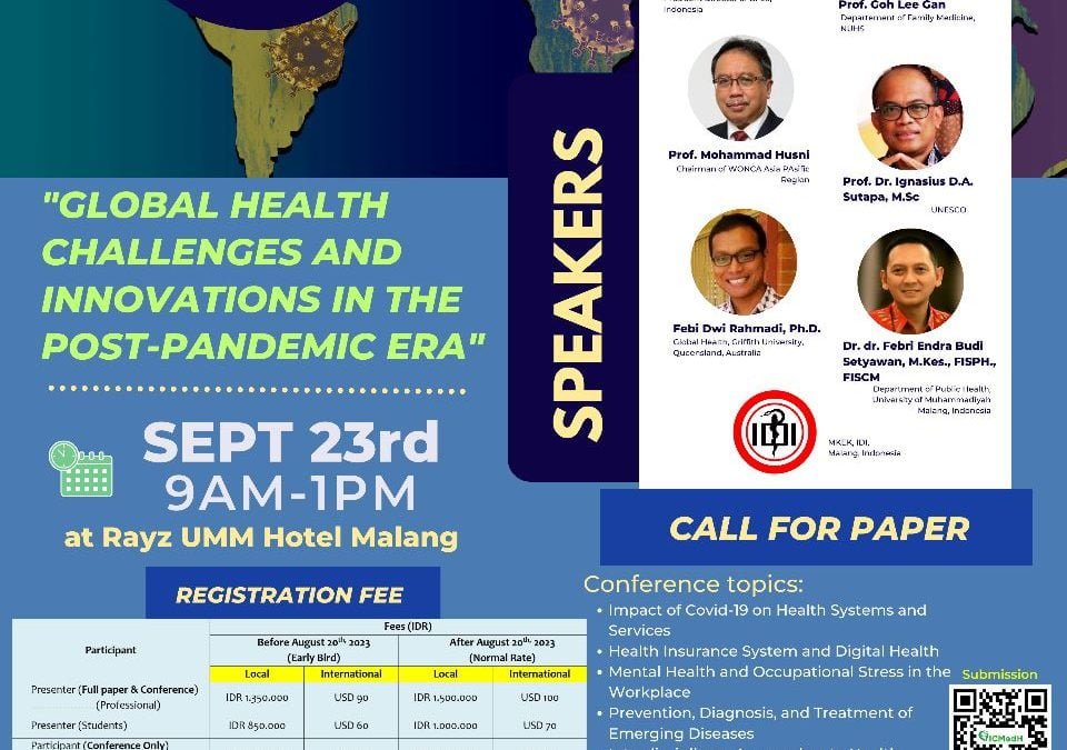 The 3rd International Conference on Medical and Health Sciences (ICMEDH)