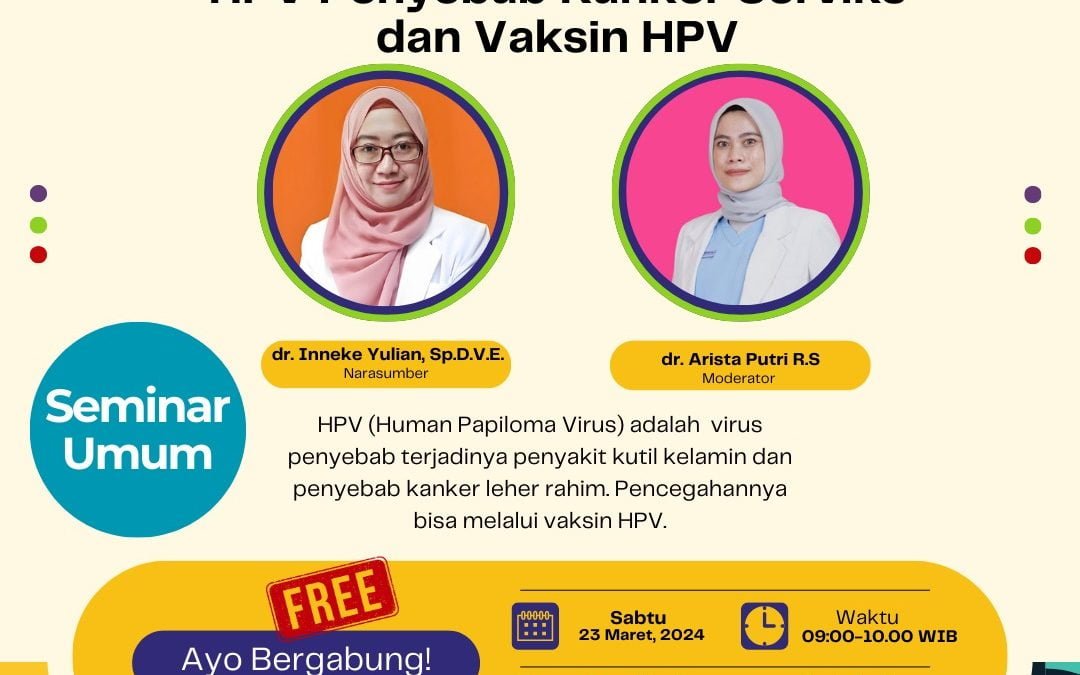 WEBINAR SINAU untuk Umum III – Vaksinasi HPV